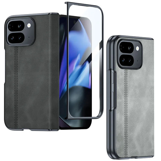 Durable Leather Cover For Google Pixel 9 Pro Fold - OmgCases