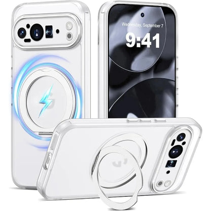 Flexible Magnetic Phone Ring Holder Case