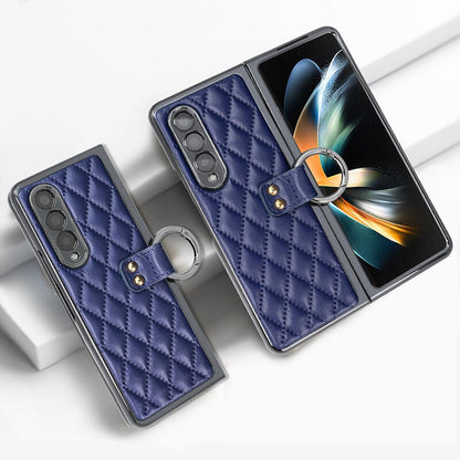 Luxury Phone Ring Holder Case for Samsung Galaxy Z Fold 5