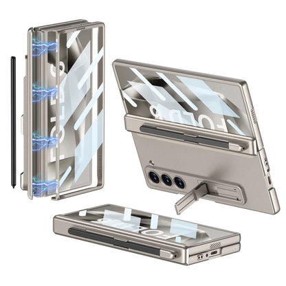 Durable Phone Cover with Stand and Stylus Holder for Samsung Galaxy Z Fold 6