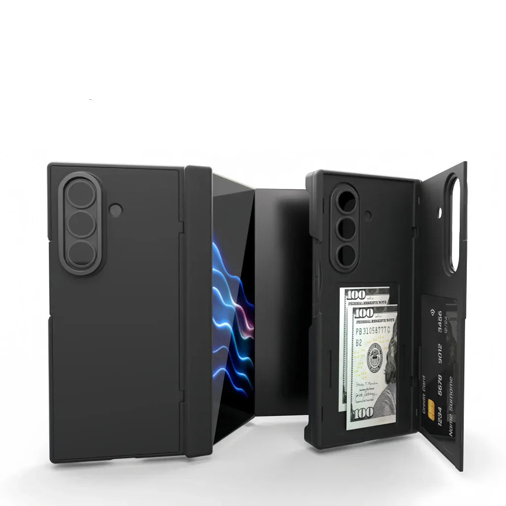 Durable Phone Cover with Card Holder for Galaxy Z Flip - OmgCases