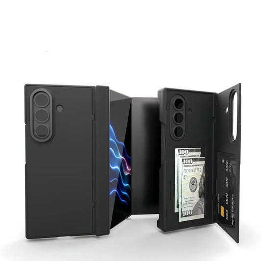 Durable Phone Cover with Card Holder for Galaxy Z Flip - OmgCases