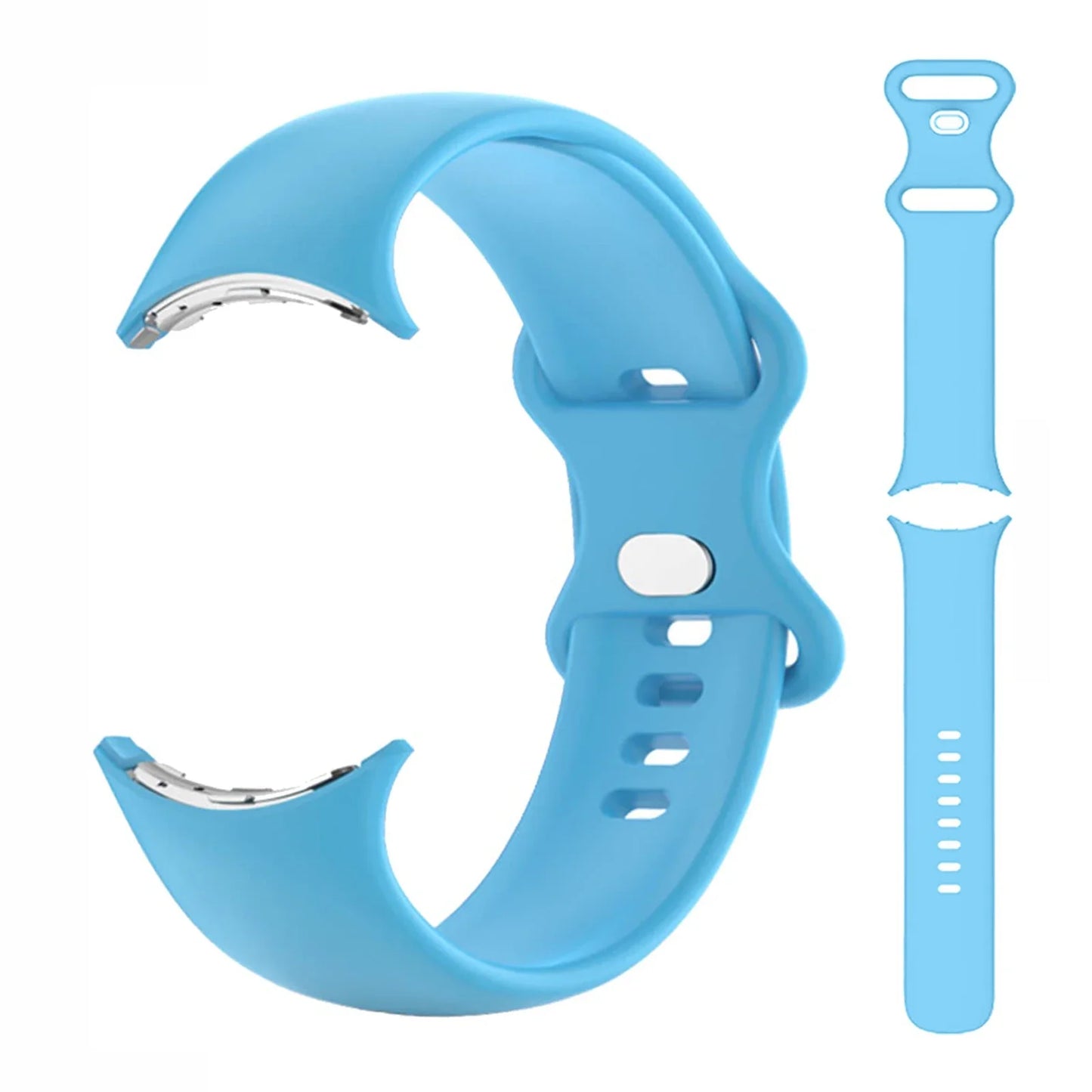Flexible Rubber Strap For Google Pixel Watch Series