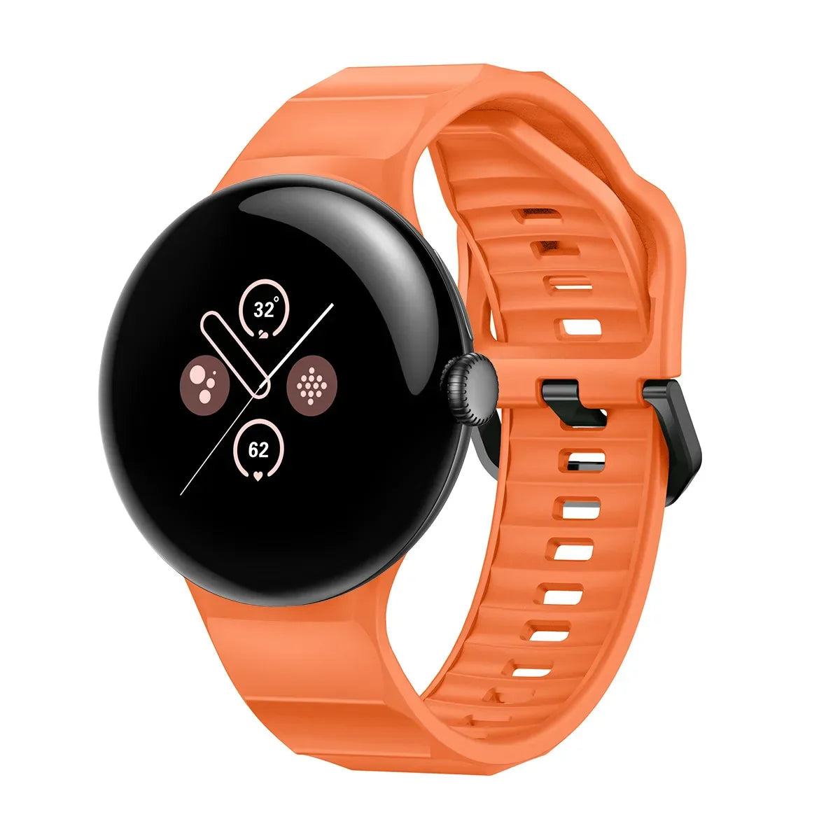 Flexible Rubber Straps for Pixel Watch 3