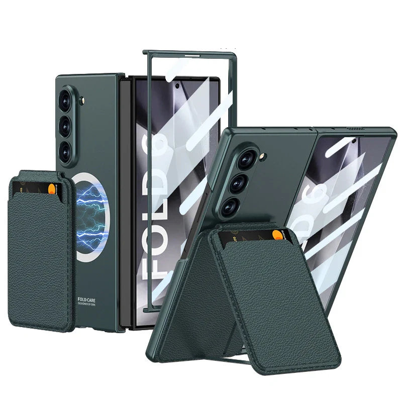 Premium Phone Cover with Card Slot for Samsung Z Fold 6