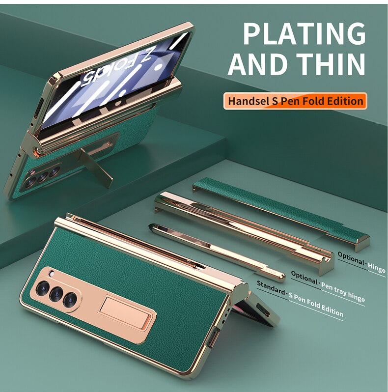 Premium Phone Case with Stand and Pen Holder