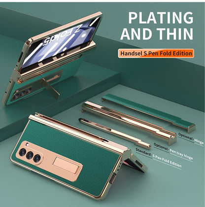 Premium Phone Case with Stand and Pen Holder