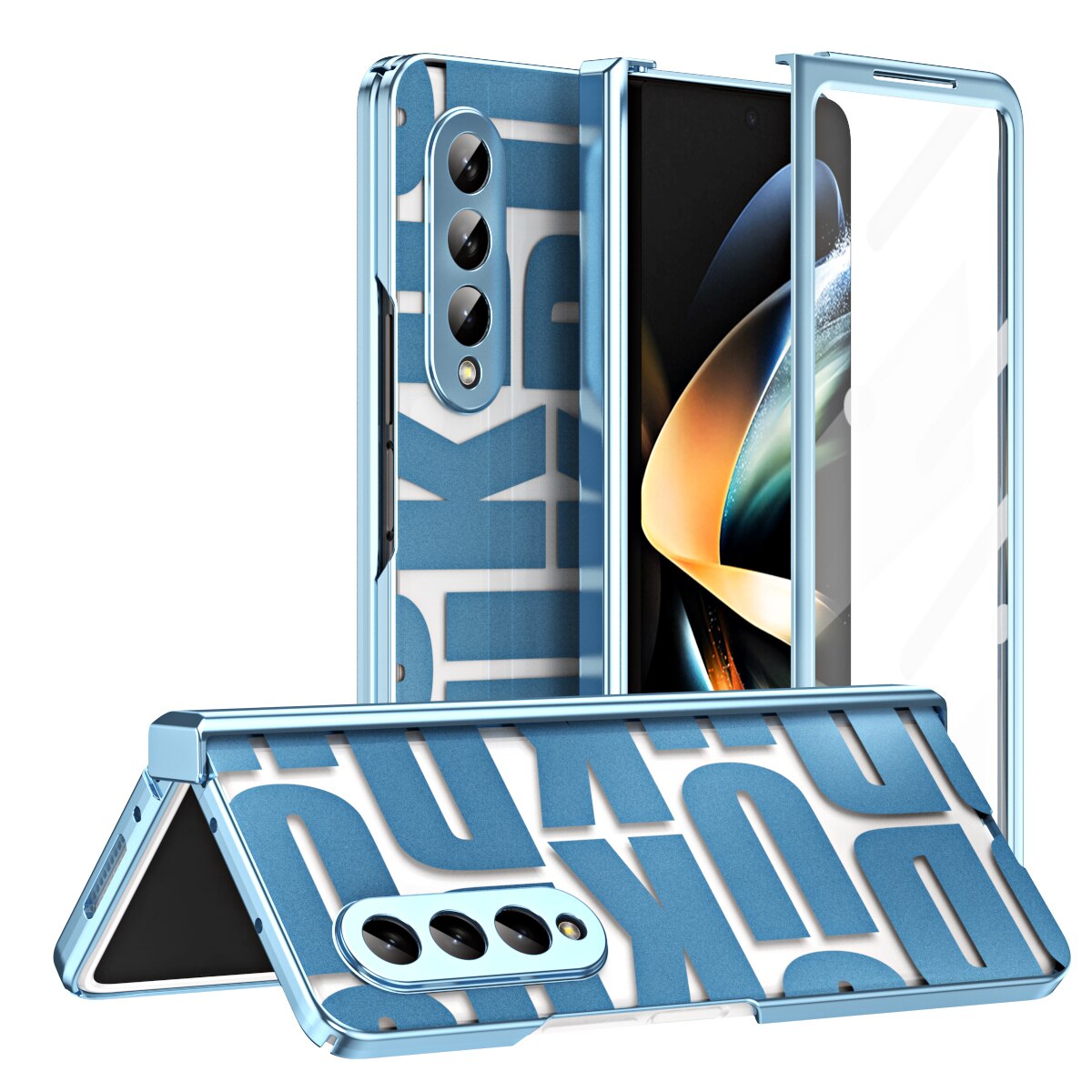 Clear Protective Phone Case For Samsung Galaxy Z Fold 5
