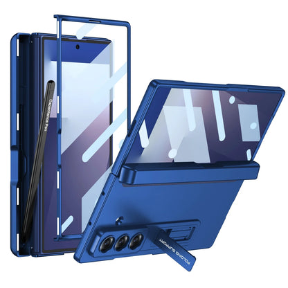 Clear Phone Case with Stand and Stylus Holder - OmgCases