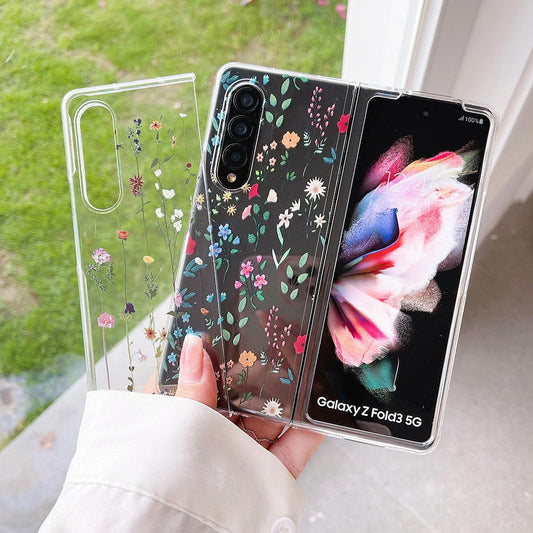 Colorful Blooms Cover For Samsung Galaxy Z Fold 4 - OmgCases