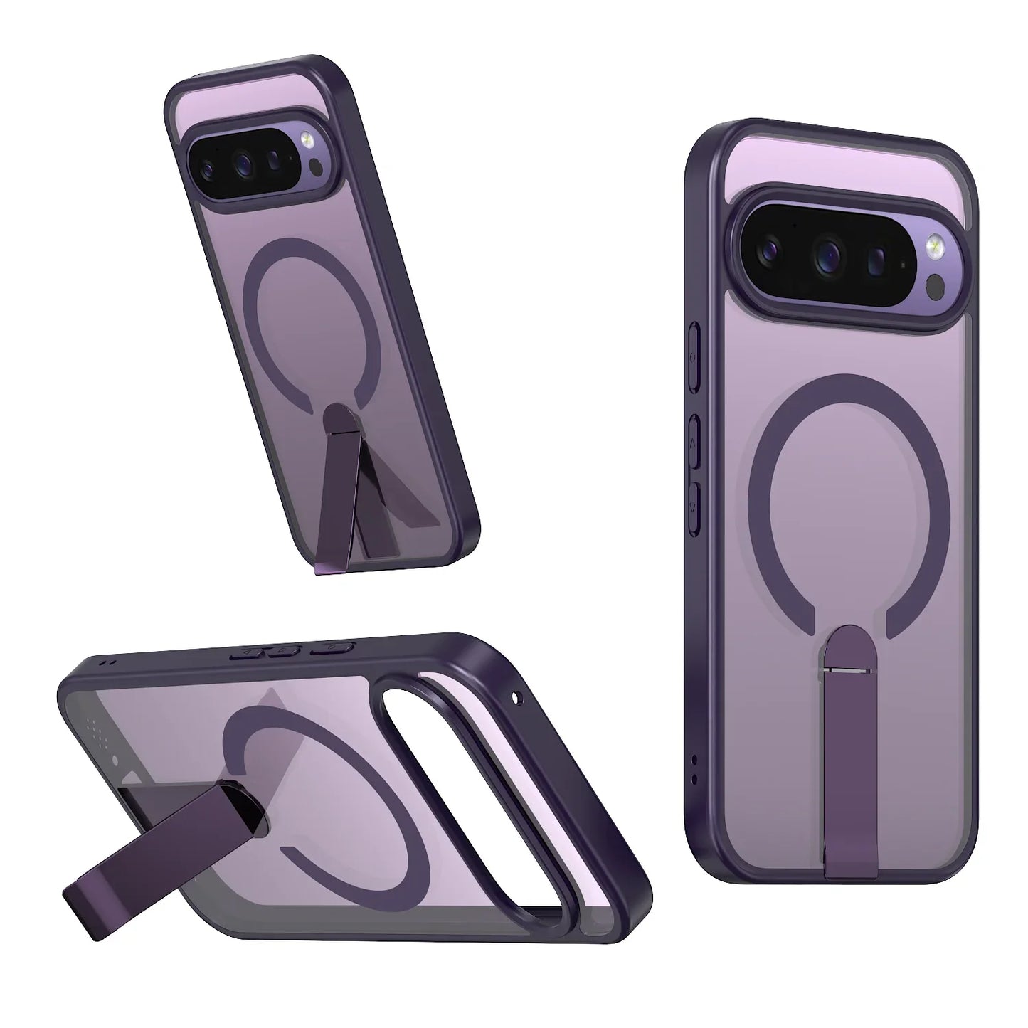 Clear Protective Phone Kickstand Cover