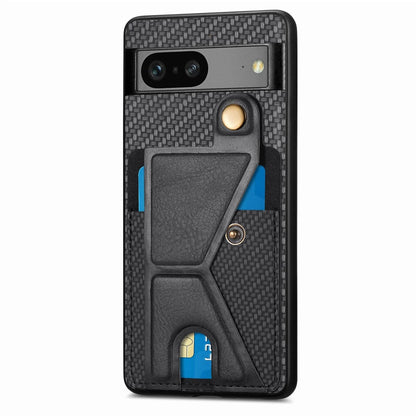 Protective Phone Case with Card Holder for Google Pixel 8