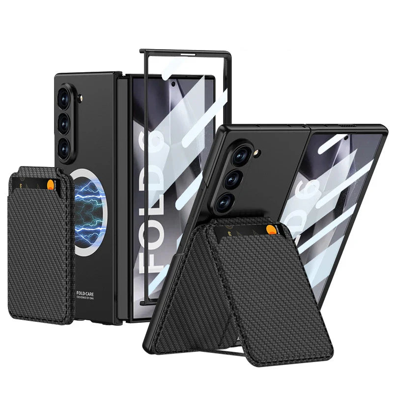 Premium Phone Cover with Card Slot for Samsung Z Fold 6