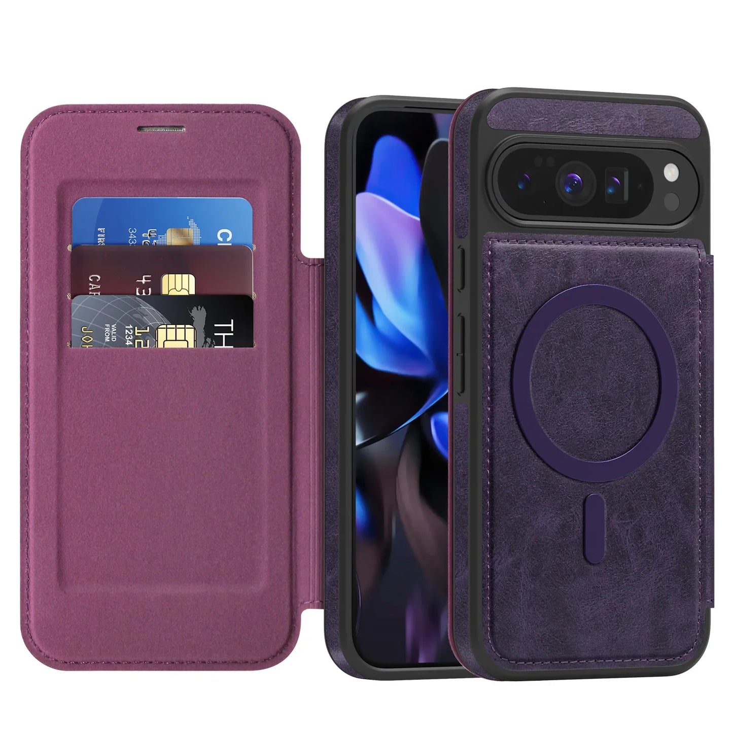 Premium Leather Phone Wallet Cover