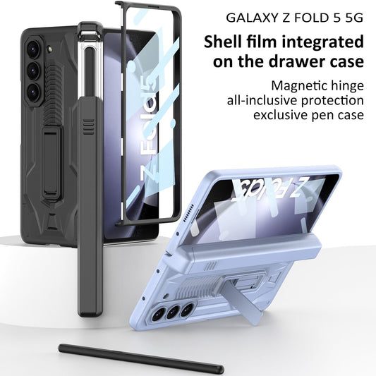 Durable Phone Case with Stand and Stylus Holder for Samsung Galaxy Z Fold 5 - OmgCases
