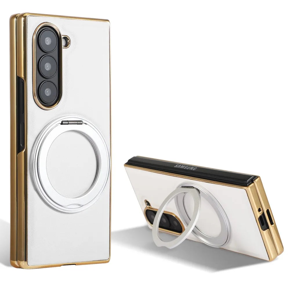 Premium Leather Phone Ring Holder