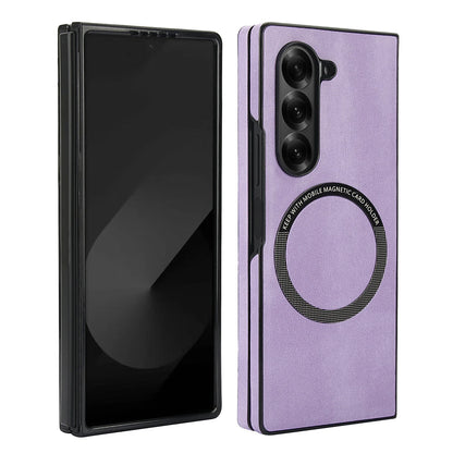Thin Protective Leather Phone Cover with Shock Absorption