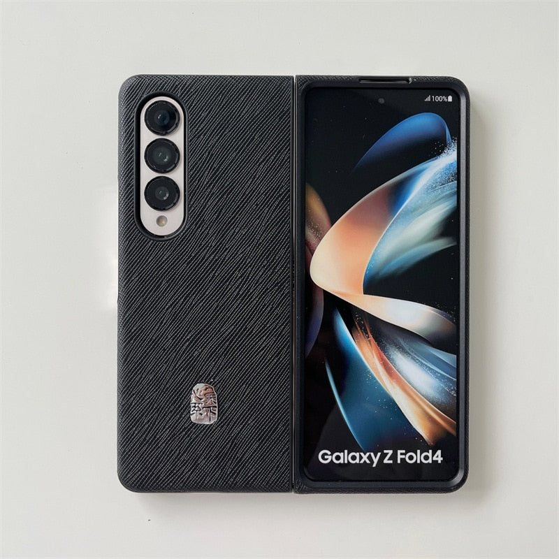 Premium Leather Cover for Samsung Galaxy Z Fold 4