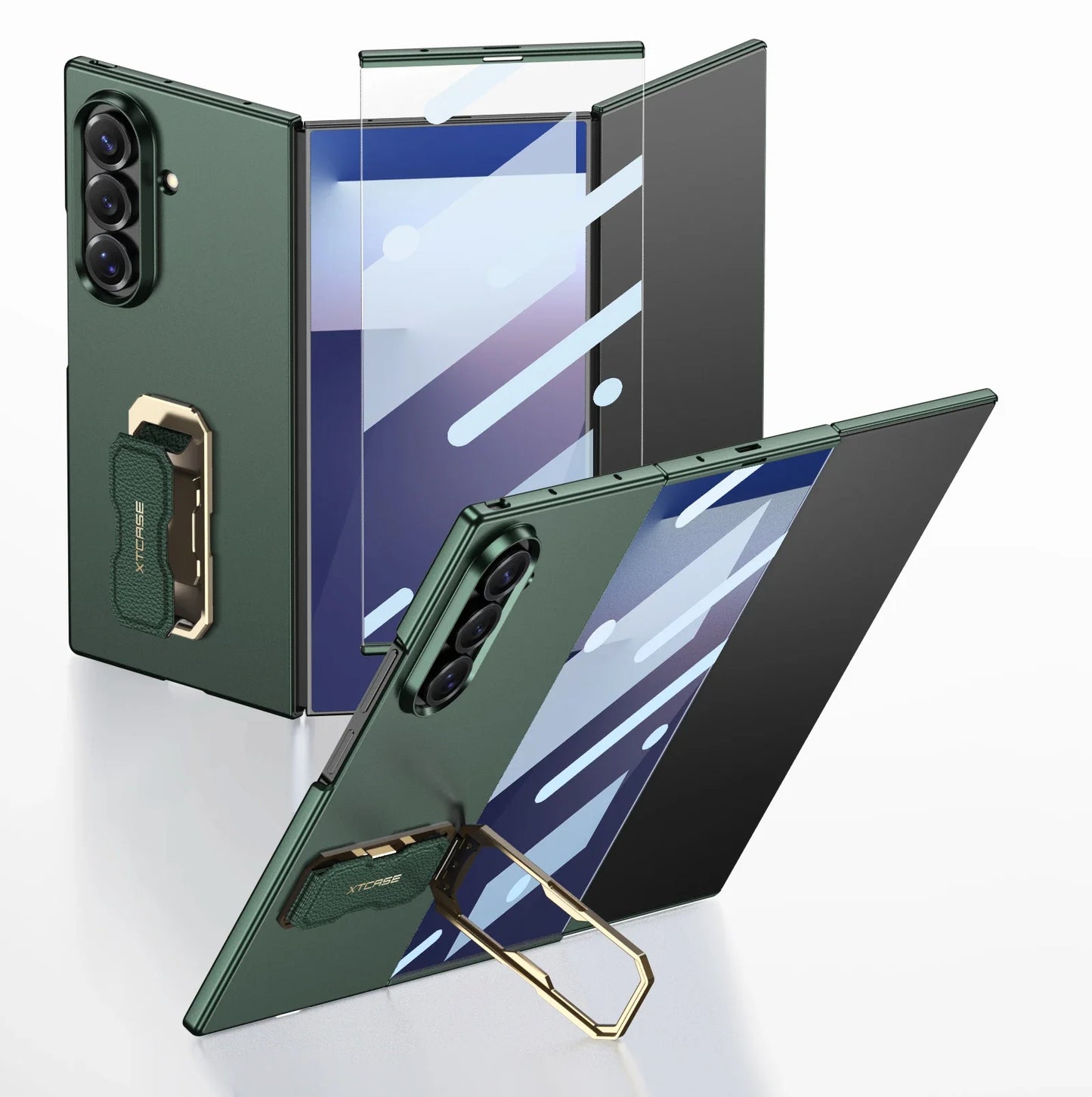 Durable Phone Case with Kickstand for Galaxy Z Fold