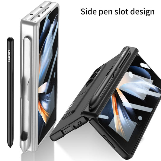 Phone Case for Samsung Galaxy Z Fold 4 with Stand and Screen Protector - OmgCases