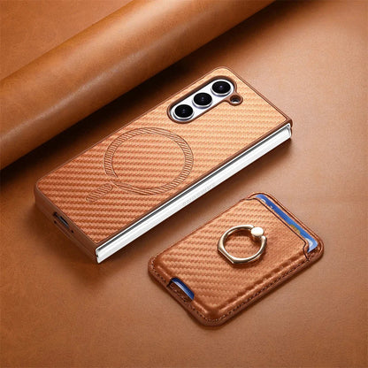 Durable Phone Case with Removable Card Holder for Samsung