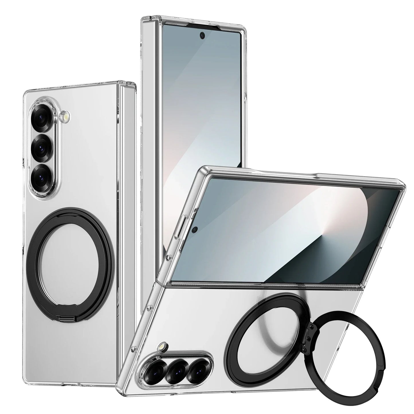 Transparent Phone Case with Adjustable Stand