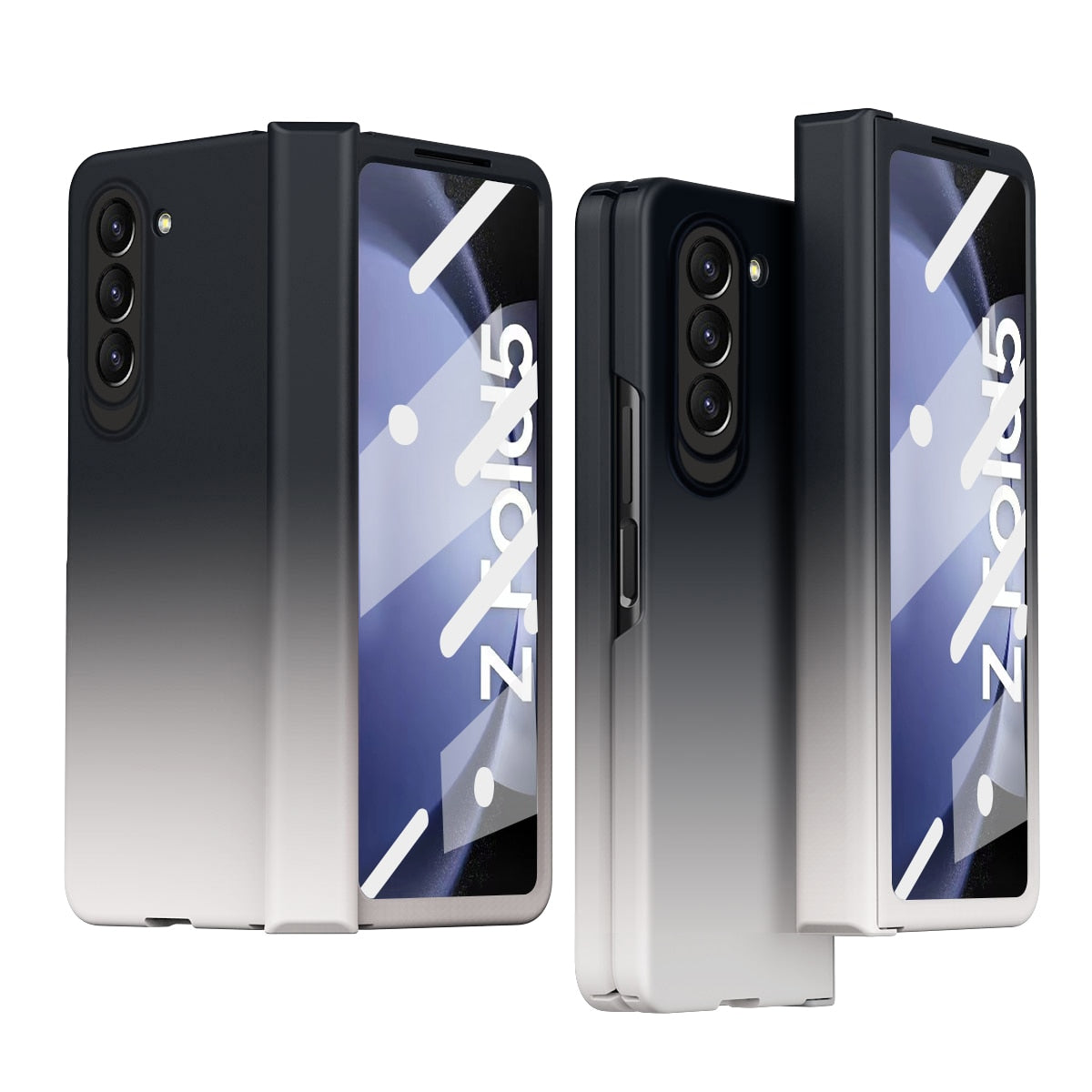 Durable Clear Cover with Hinge Protection for Samsung Galaxy Z Fold 5 - OmgCases