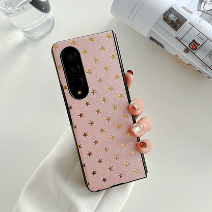 Premium Gold Glitter Phone Cover For Samsung Galaxy Z Fold 3