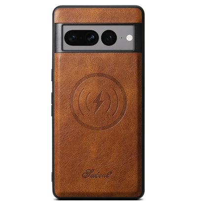 Slim Leather Phone Wallet Case for Google Pixel