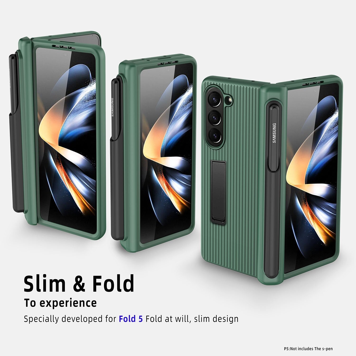 Durable Phone Case with Screen Protector for Samsung Galaxy Z Fold 5 - OmgCases