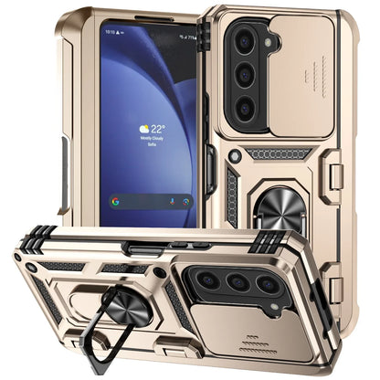 Tough Protective Phone Case with Stand & Lens Cover