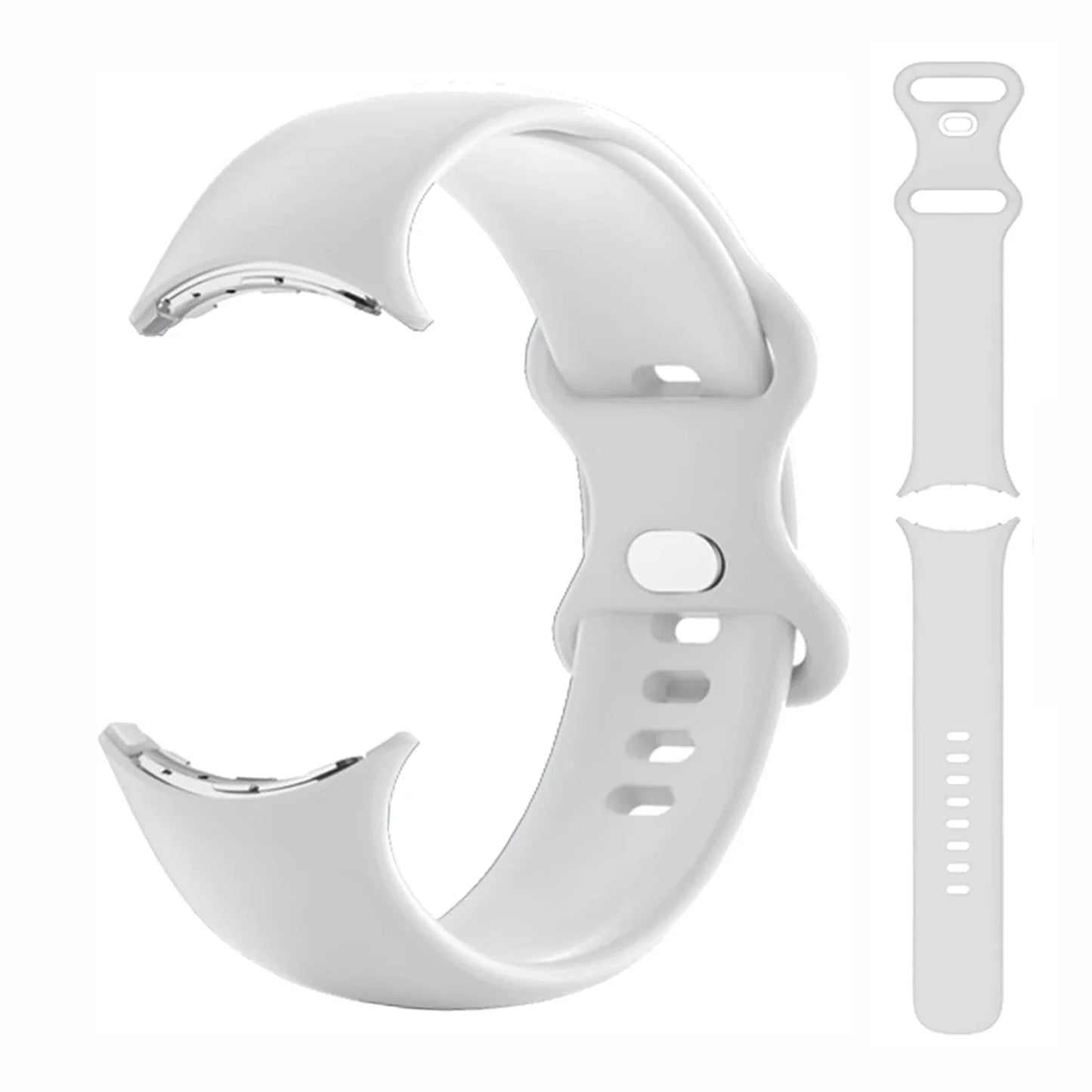 Flexible Rubber Strap For Google Pixel Watch Series