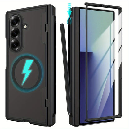 Clear Phone Case with Stylus Holder for Z Fold 7