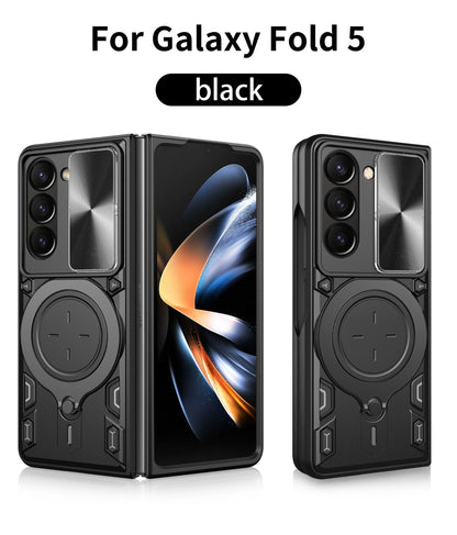 Durable Phone Case with Kickstand for Galaxy Z Fold 5