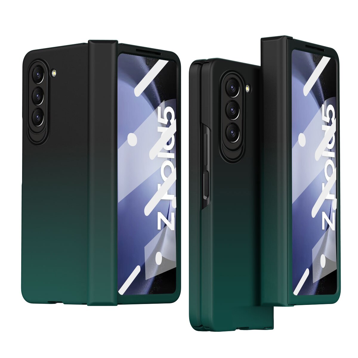 Durable Clear Cover with Hinge Protection for Samsung Galaxy Z Fold 5