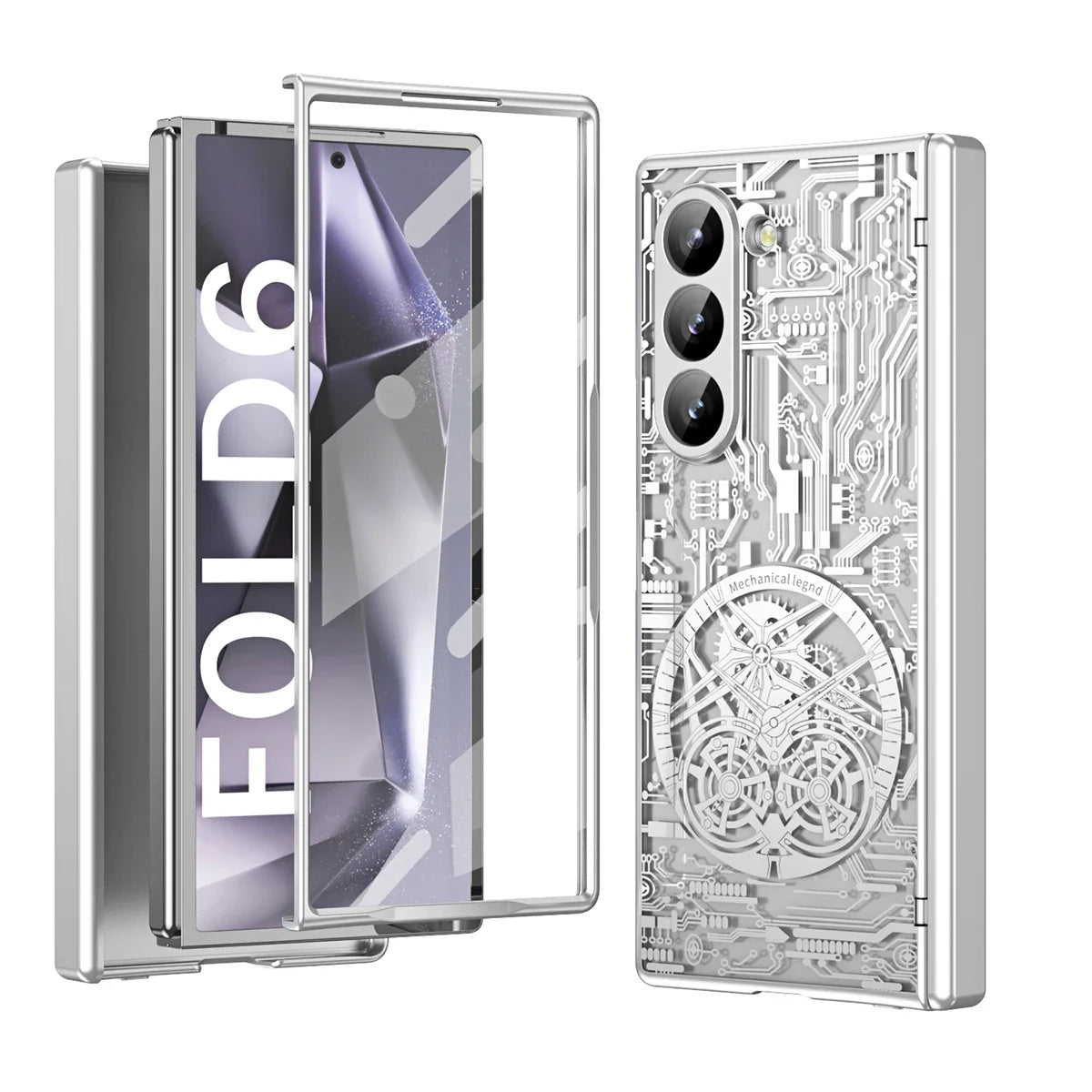 Clear Protective Cover For Samsung Galaxy Z Fold 6