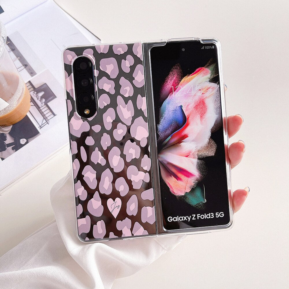 Trendy Leopard Print Samsung Galaxy Z Fold Case