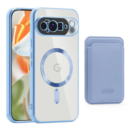 Clear Phone Case with Detachable Wallet Attachment