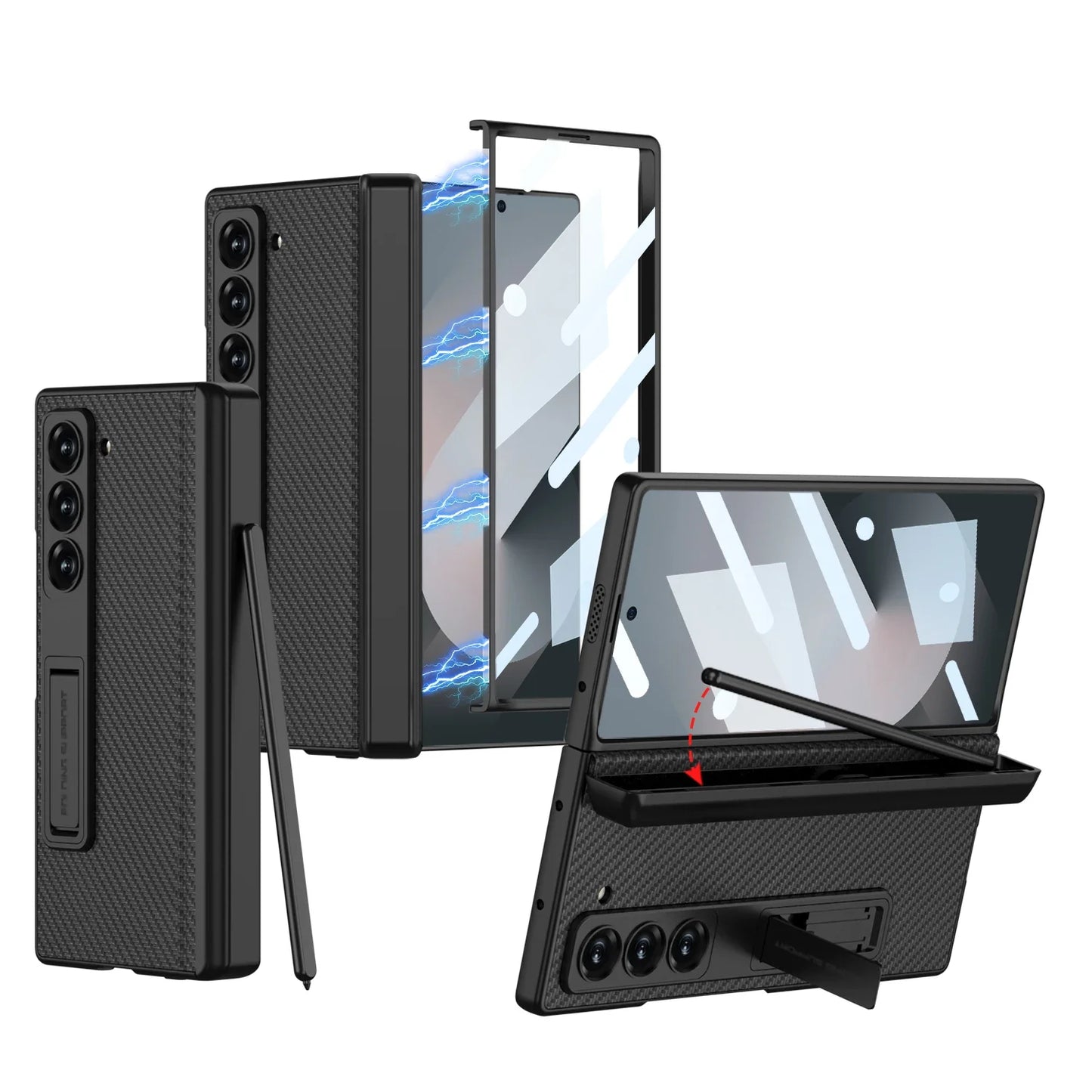 Premium Phone Cover with Kickstand for Samsung Galaxy Z Fold 6