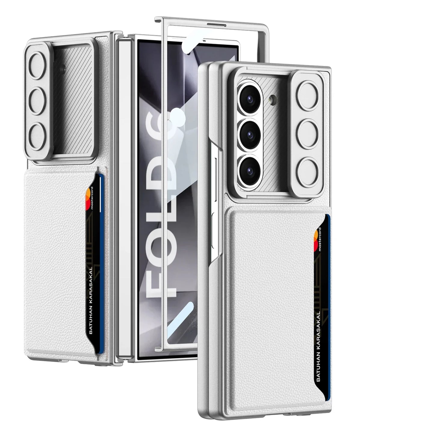 Durable Phone Case with Storage for Samsung Galaxy Z Fold 6
