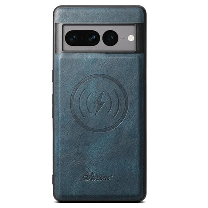 Slim Leather Phone Wallet Case for Google Pixel
