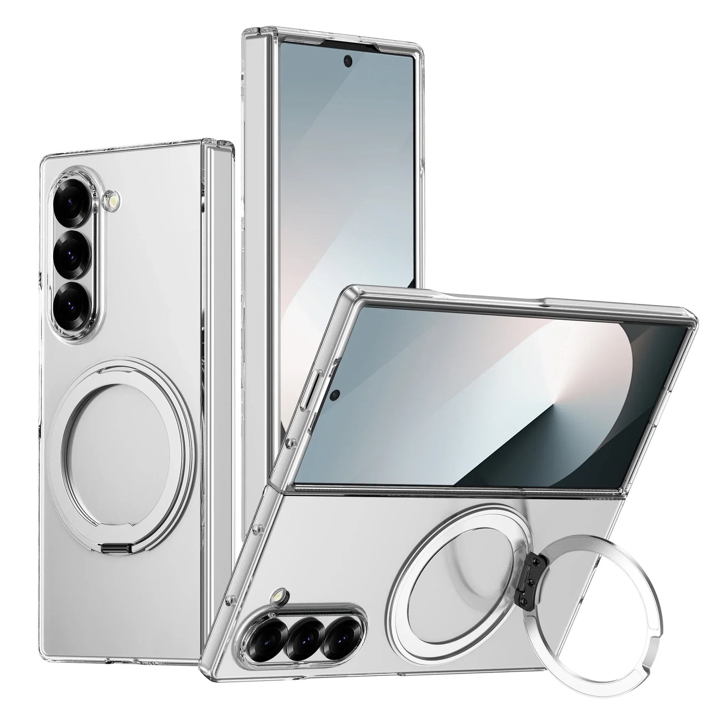 Transparent Phone Case with Adjustable Stand