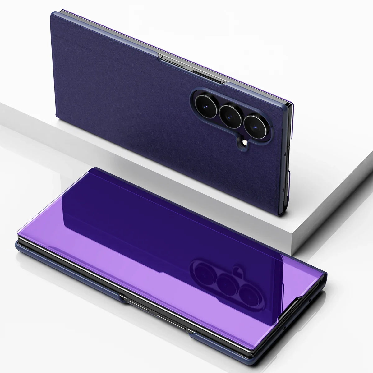 Clear Phone Stand Cover For Galaxy Z Fold
