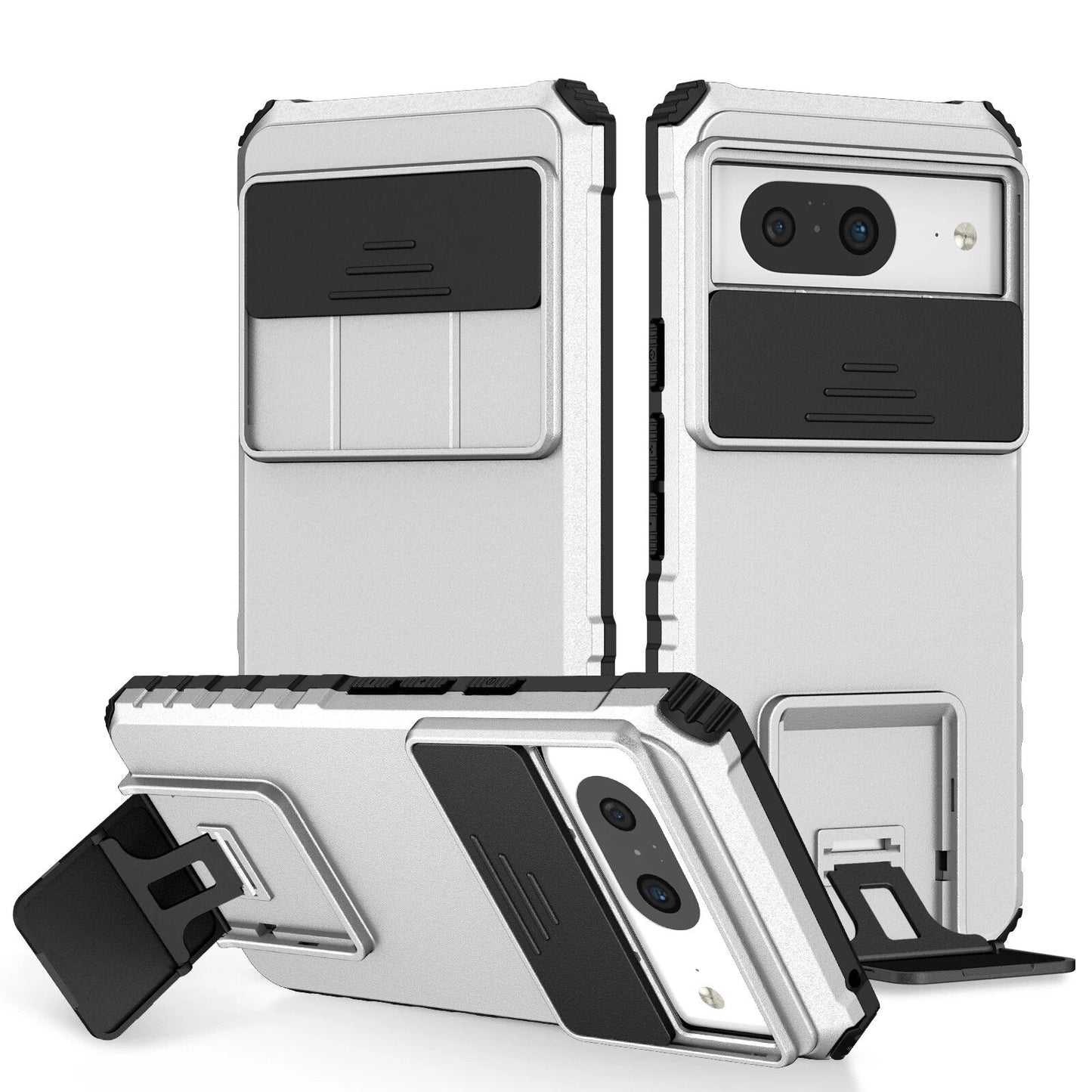 Durable Phone Case with Kickstand For Google Pixel 8