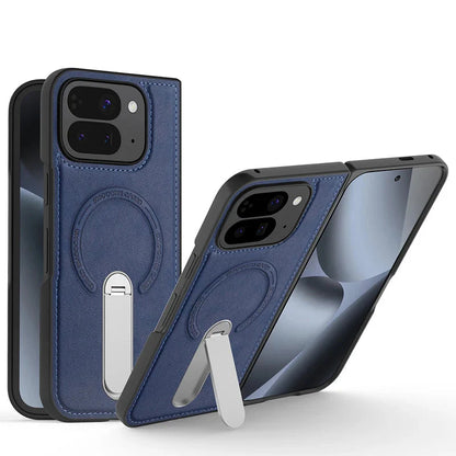 Premium Leather Flip Phone Case with Kickstand