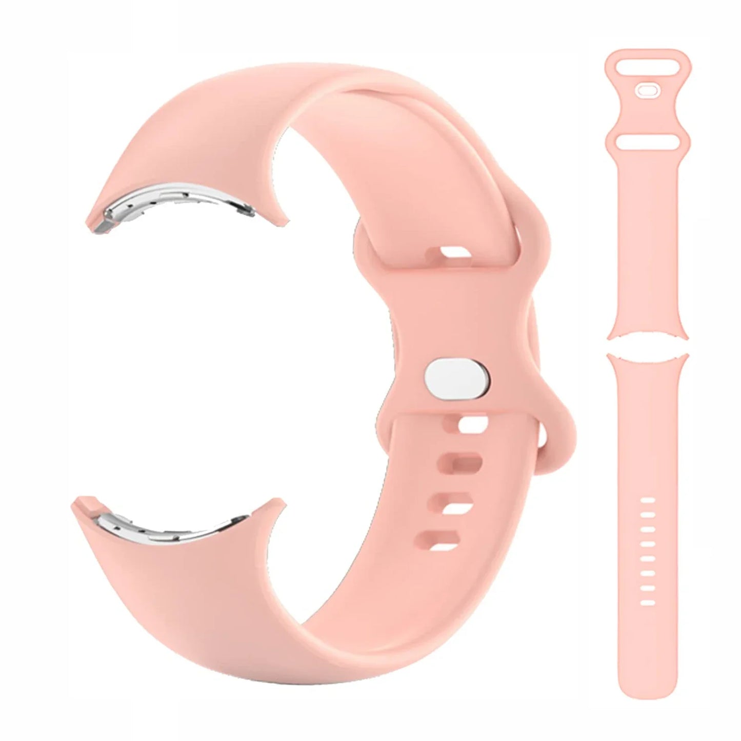 Flexible Rubber Strap For Google Pixel Watch Series