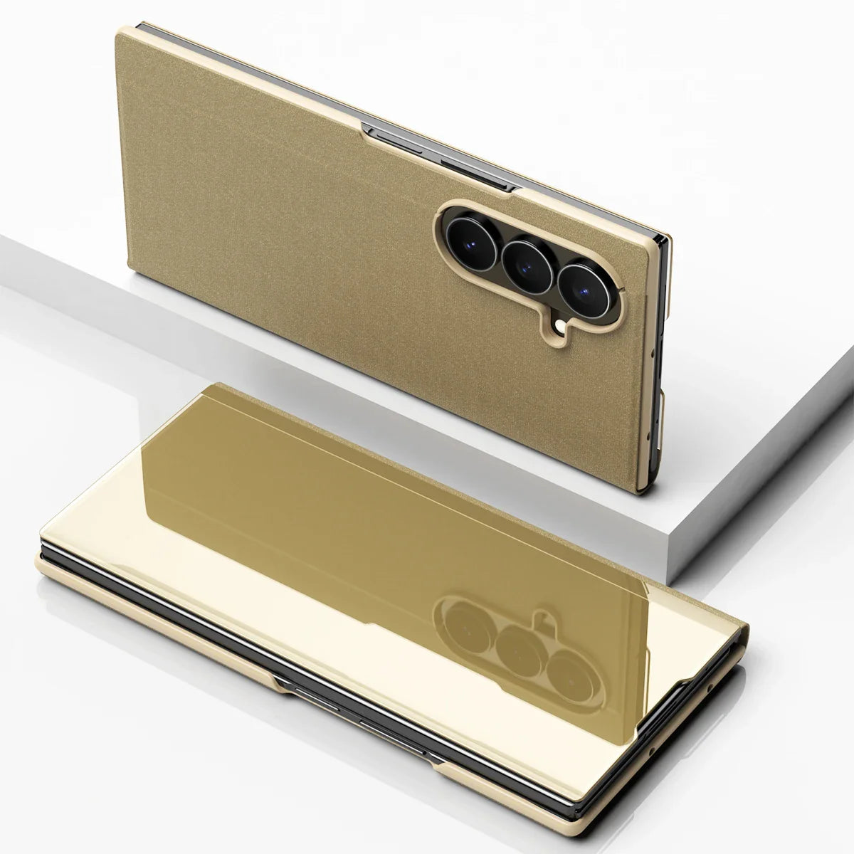 Clear Phone Stand Cover For Galaxy Z Fold