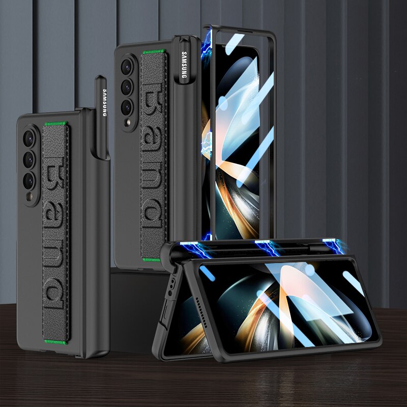 Strong Phone Case with Wrist Strap and Stylus Holder