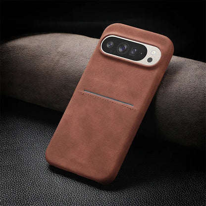 Premium Leather Phone Cover For Google Pixel