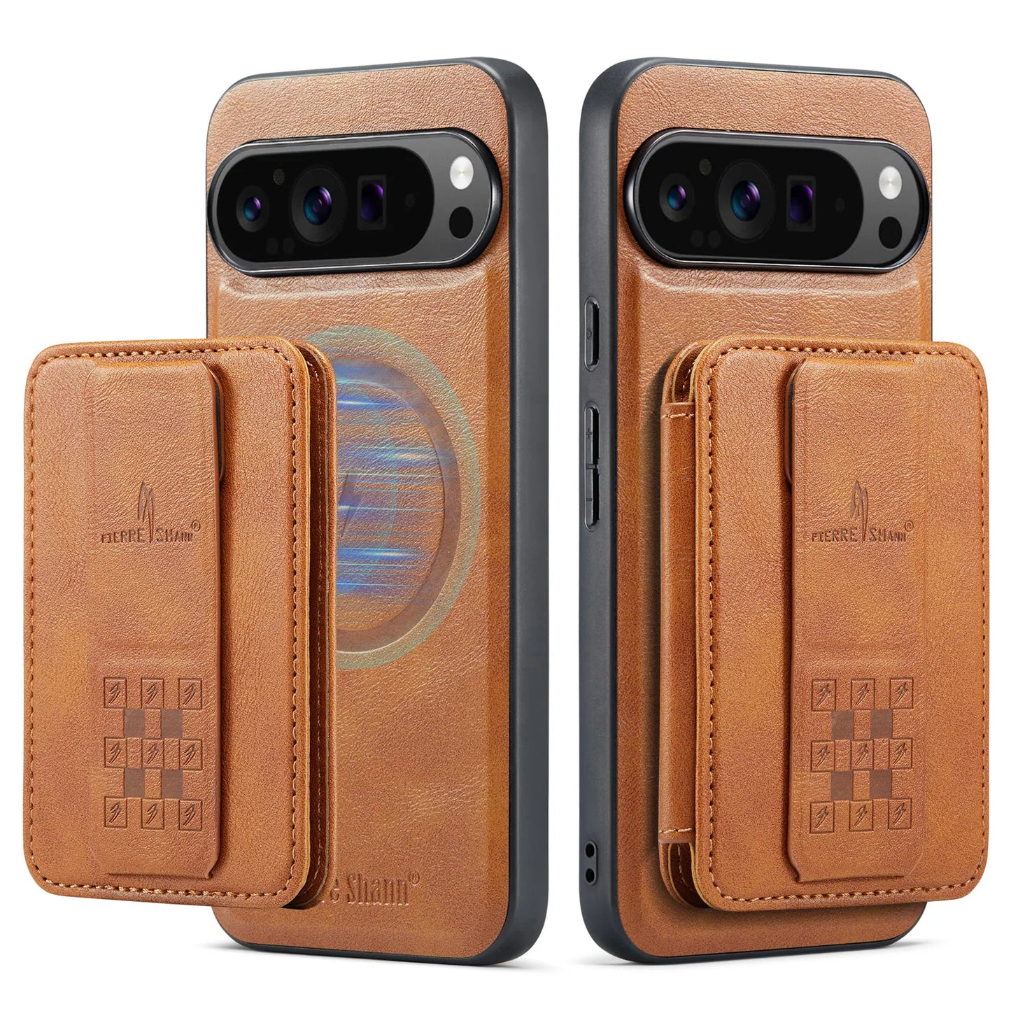 Premium Phone Cover with Removable Card Holder for Pixel